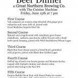 Beer Dinner